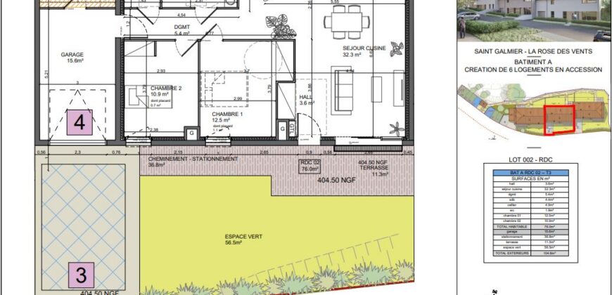 Saint-Galmier – Appartements avec entrée indépendante dans un environnement privilégié