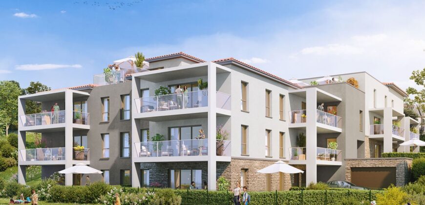 Saint-Galmier – Appartements avec terrasse dans un cadre privilégié au cœur de la Rose des Vents