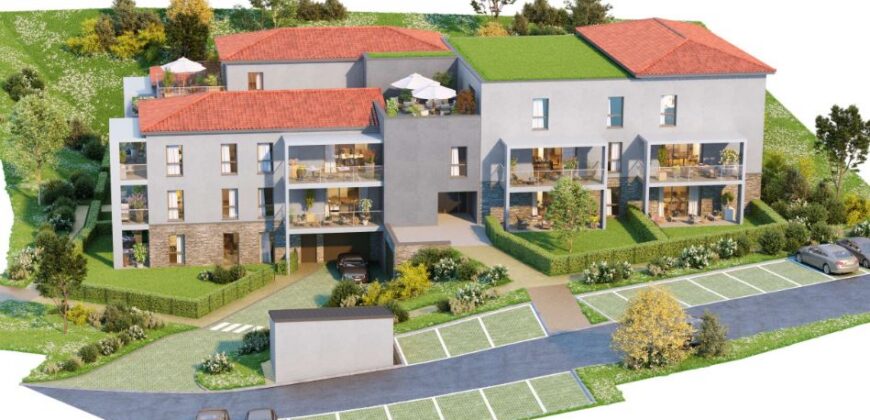 Saint-Galmier – Appartements avec terrasse dans un cadre privilégié au cœur de la Rose des Vents